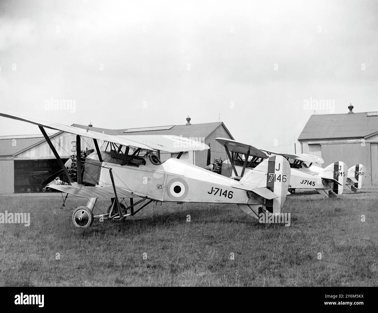 Siddeley Siskin macchina interamente in metallo alla Northolt. 24 giugno 1924 Foto Stock
