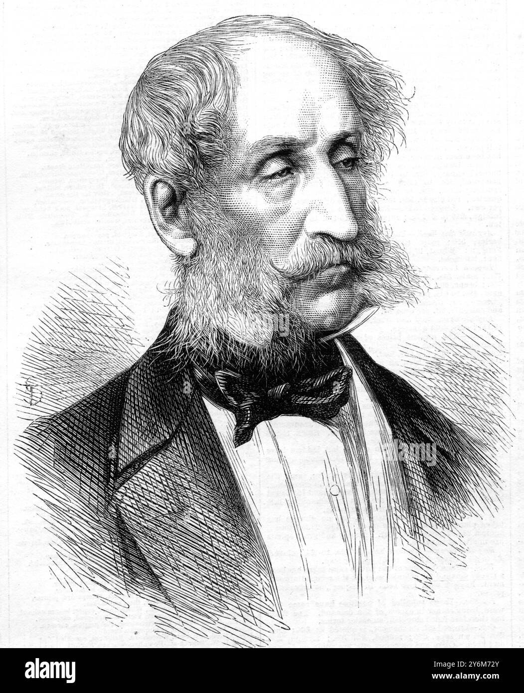 Il defunto conte di Cardigan morì a settant'anni, il servizio militare a capo della carica di cavalleria leggera a Balaklava. 11 aprile 1868 James Thomas Brudenell, VII conte di Cardigan KCB (16 ottobre 1797 - 28 marzo 1868) comandò la Light Brigade durante la guerra di Crimea Foto Stock