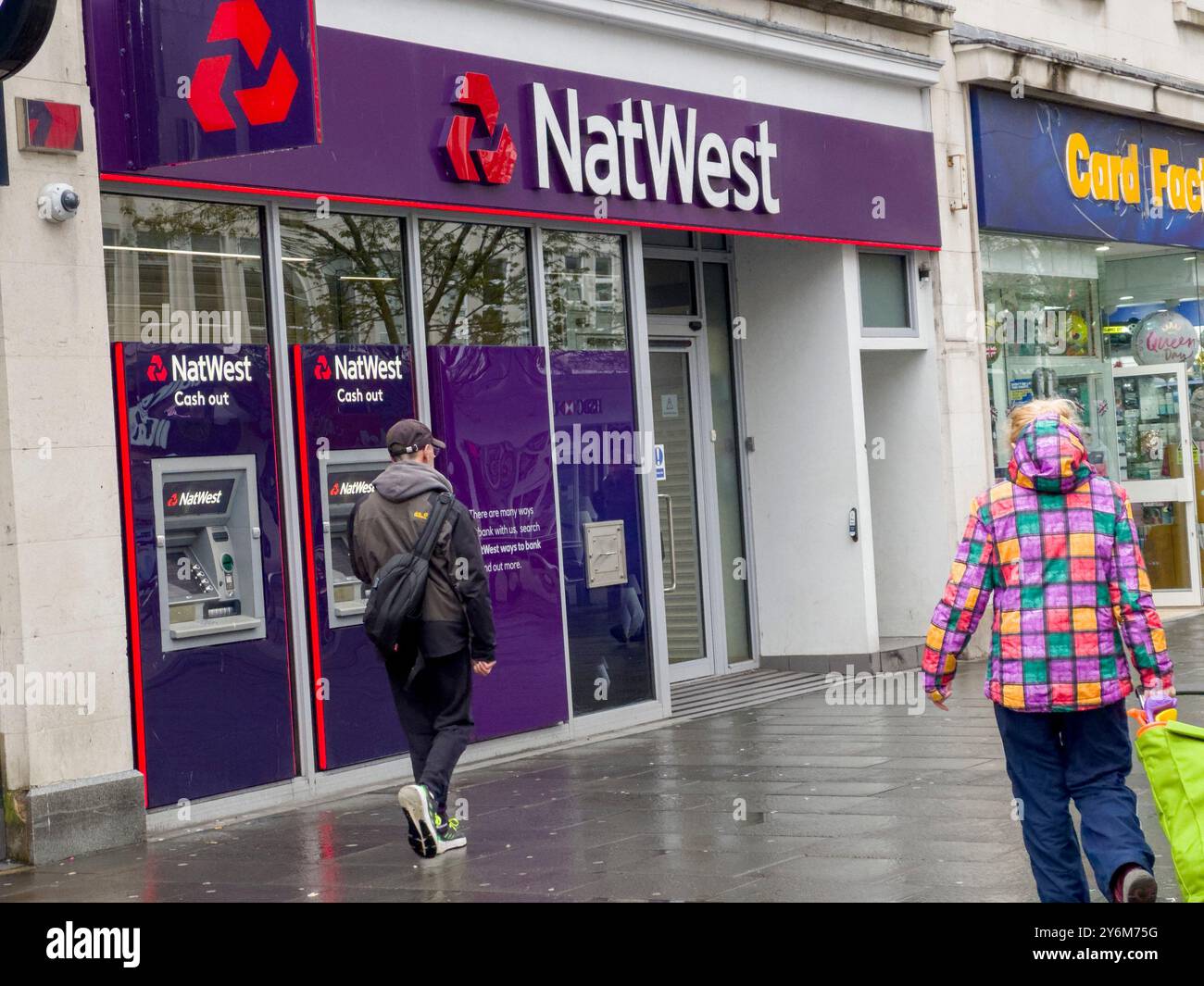 Regno Unito, Inghilterra. NatWest Bank Foto Stock
