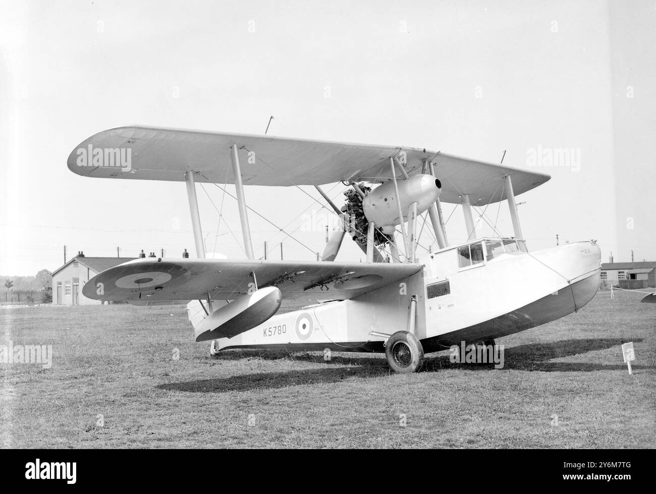Vickers Supermarine "Walrus" Amphibian Flying Boat ("Britol" Pegasus Engine) Foto Stock