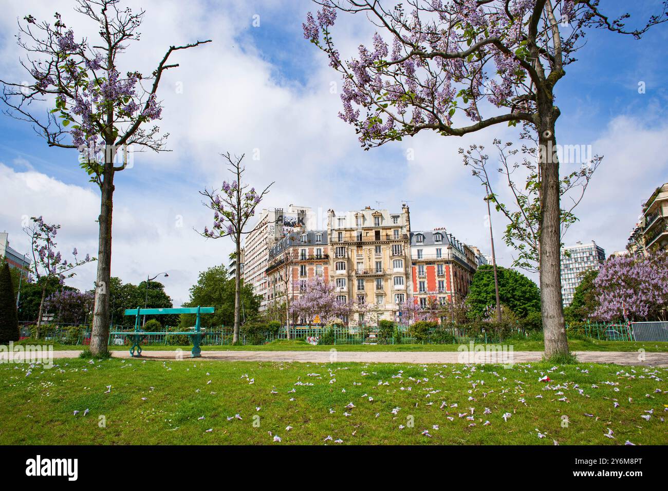 Francia, Parigi, 75, 13th ARRT, Place d'Italie, prenotazione centrale, maggio 2023. Foto Stock