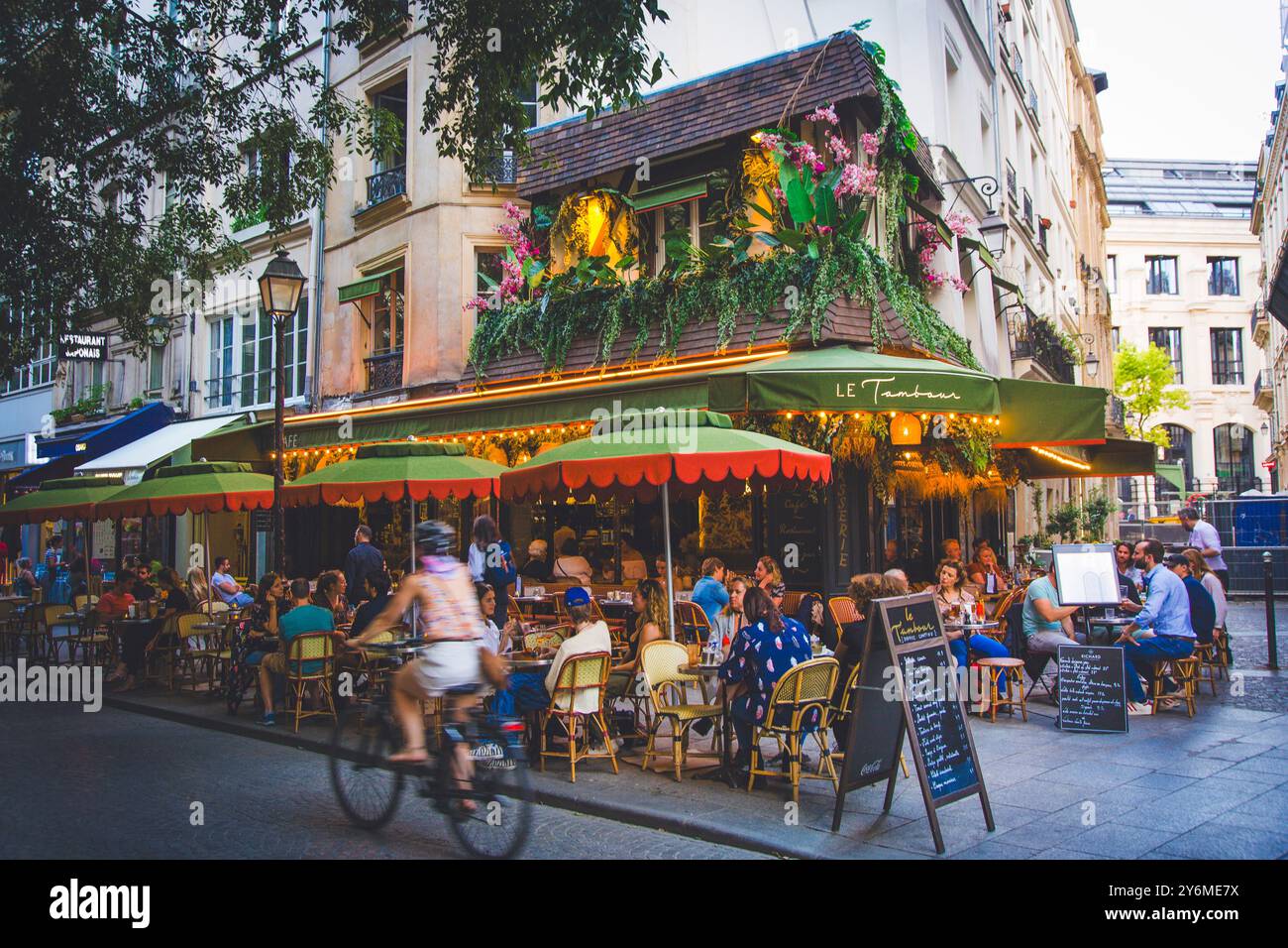 Francia, Parigi, 2° distretto le Tambour Foto Stock