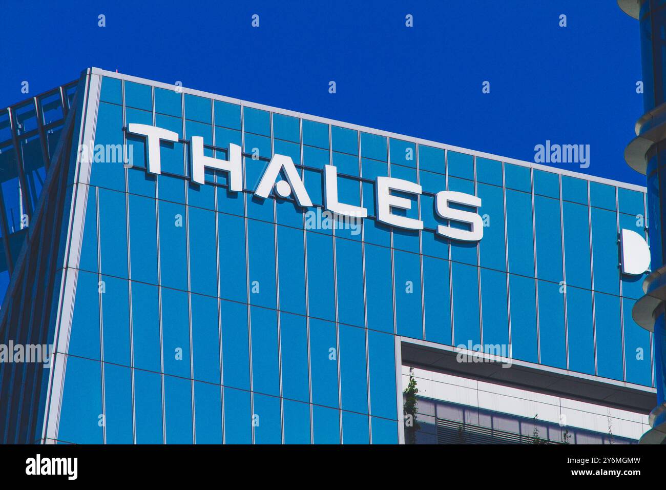 Francia, ile-de-France, Parigi, la Defense, Torre Carpe Diem, gruppo Thales Foto Stock
