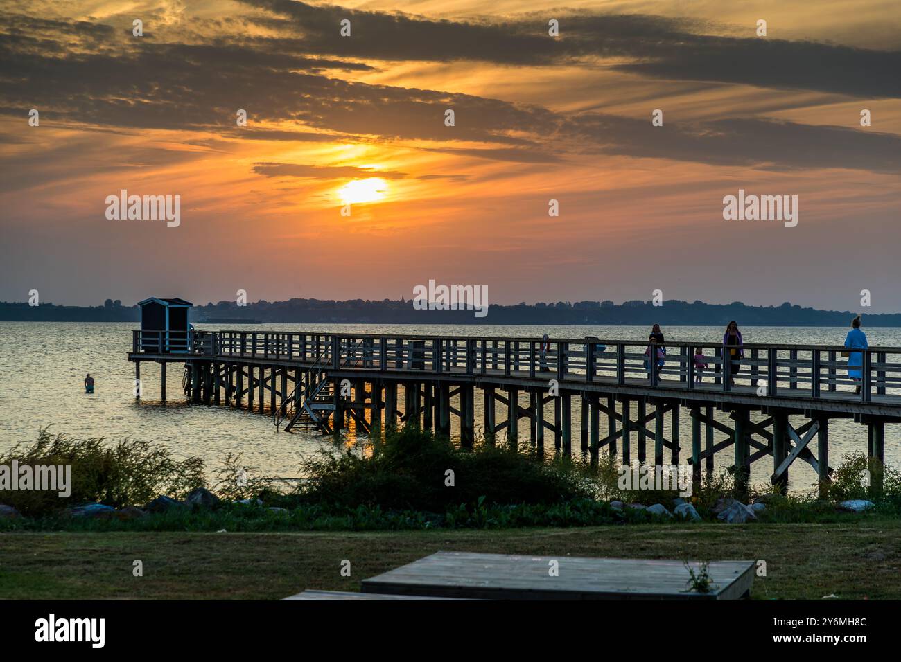 Strandängsgatan, Landskrona kommun, Skåne, Skåne, Svezia Foto Stock