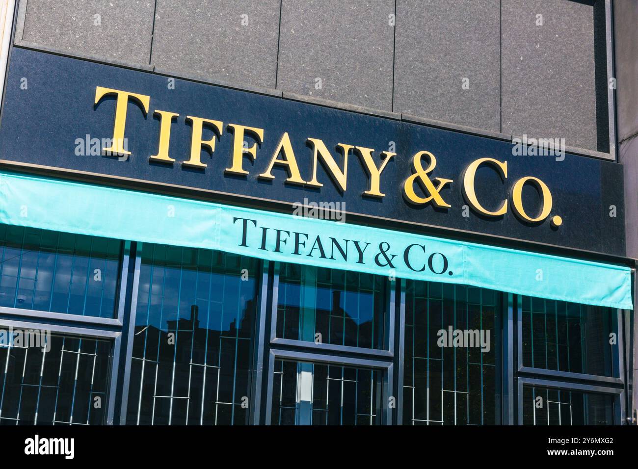 Belgio, Bruxelles, Tiffany & Co Foto Stock