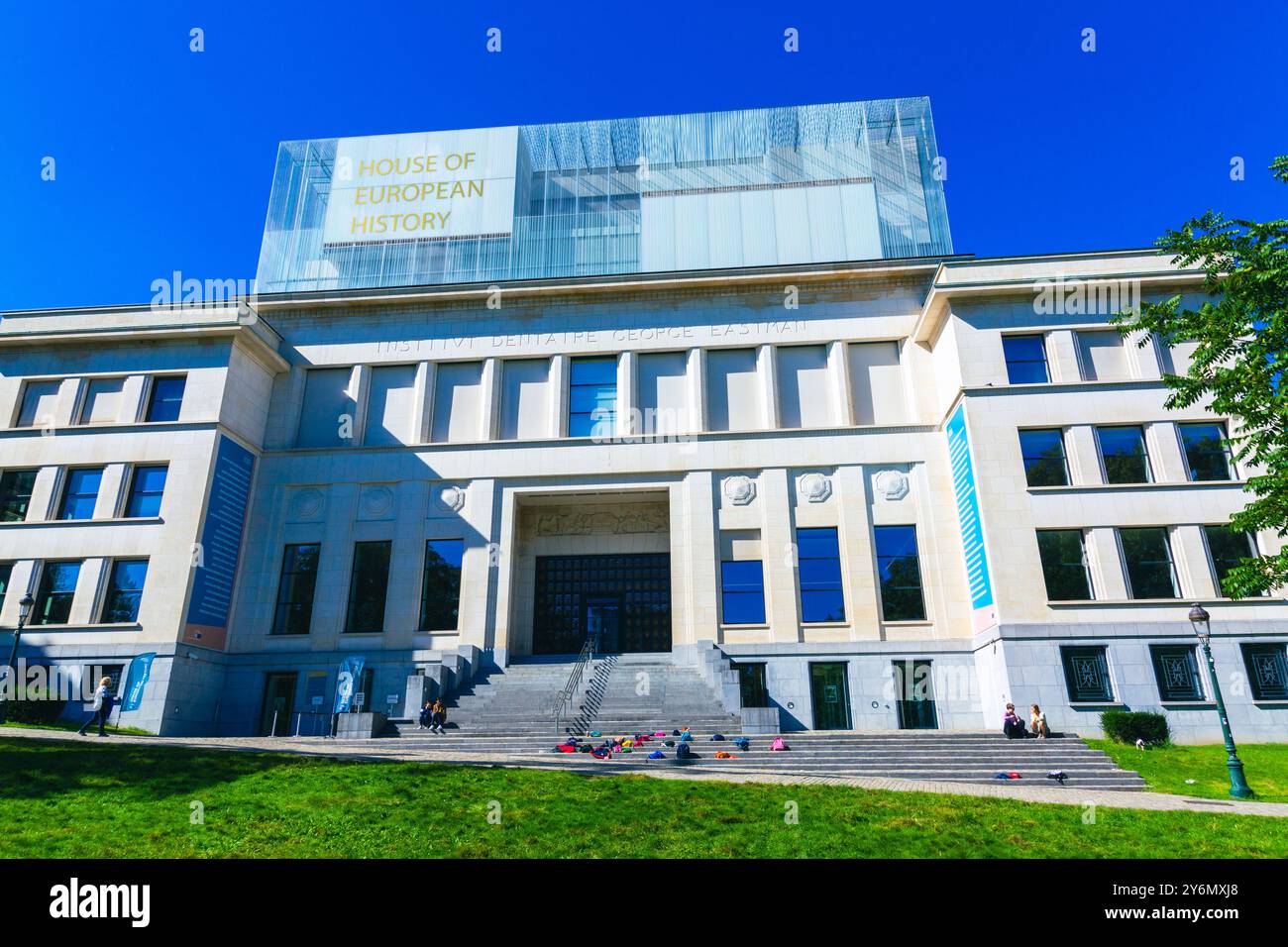 Belgio, Bruxelles, Casa della storia europea Foto Stock