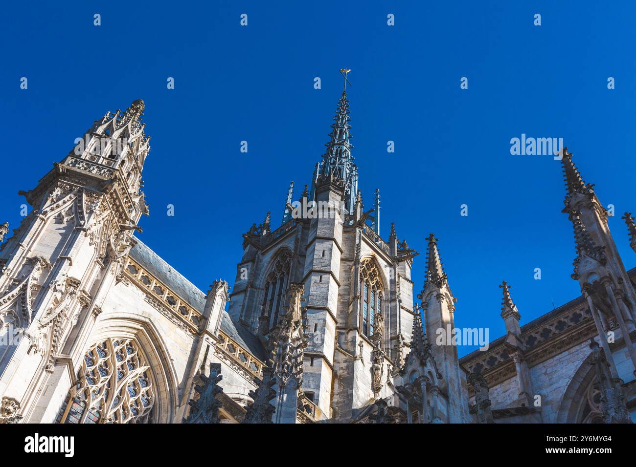 Francia, Normandia, Eure, Evreux, cattedrale Notre-Dame de l'Assomption, stile gotico Foto Stock