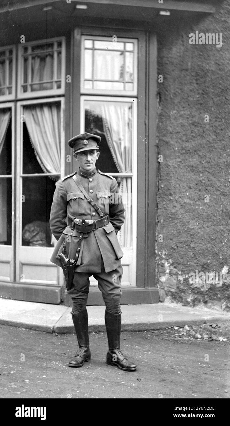 Generale Richard Mulcahy, Irish Free State Army. 1922 Foto Stock