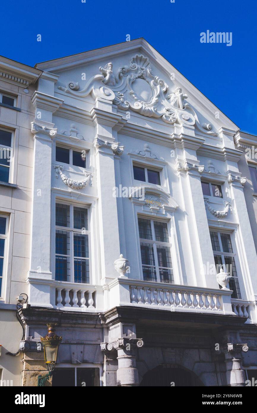 Belgio, Bruxelles, Galleria Bordier, passaggio coperto. Architetto Jean Pierre Cluysenaar. Foto Stock
