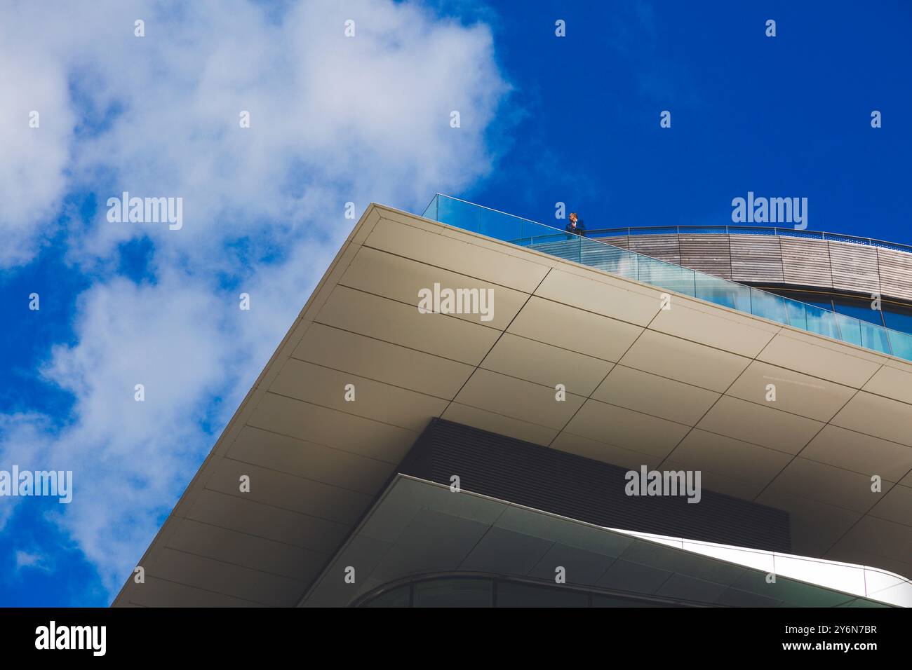 Belgio, Bruxelles, nuovo centro amministrativo della città di Bruxelles. Brucity Foto Stock
