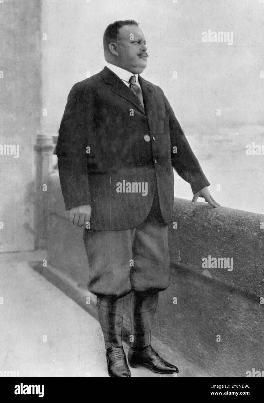 L'assassinio di un grande sportivo: Carlos I., re del Portogallo. Un ritratto caratteristico del defunto Dom Carlos. 8 febbraio 1908 Foto Stock