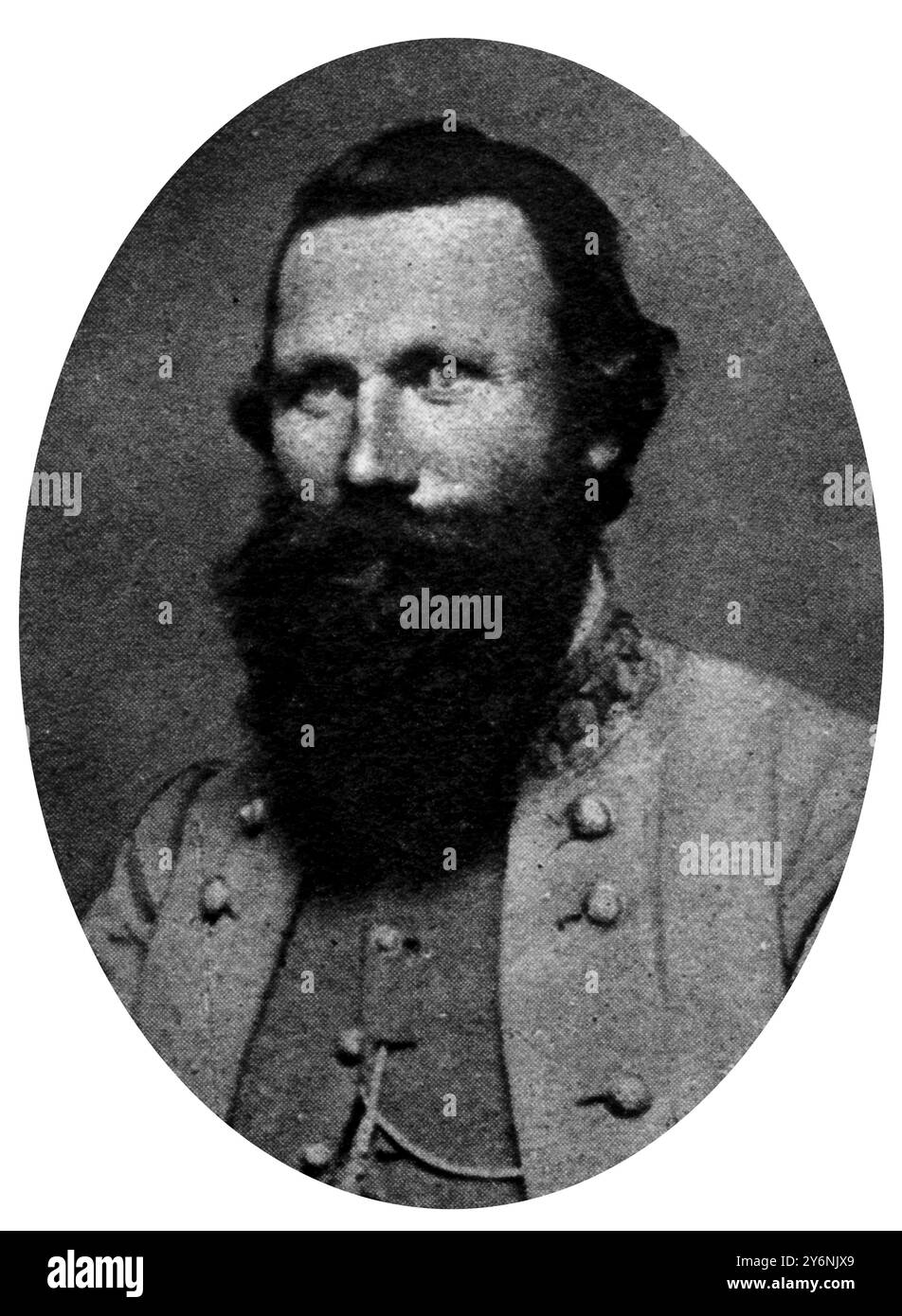Generale J e B Stuart 1833-1864 fu posto al comando della brigata di cavalleria dell'Armata della Virginia settentrionale ©2004 Topfoto Stuart, James Ewell Brown (J. E. B. Stuart, Jeb Stuart) generale di cavalleria confederata USA nella guerra civile  1833-1864 Foto Stock