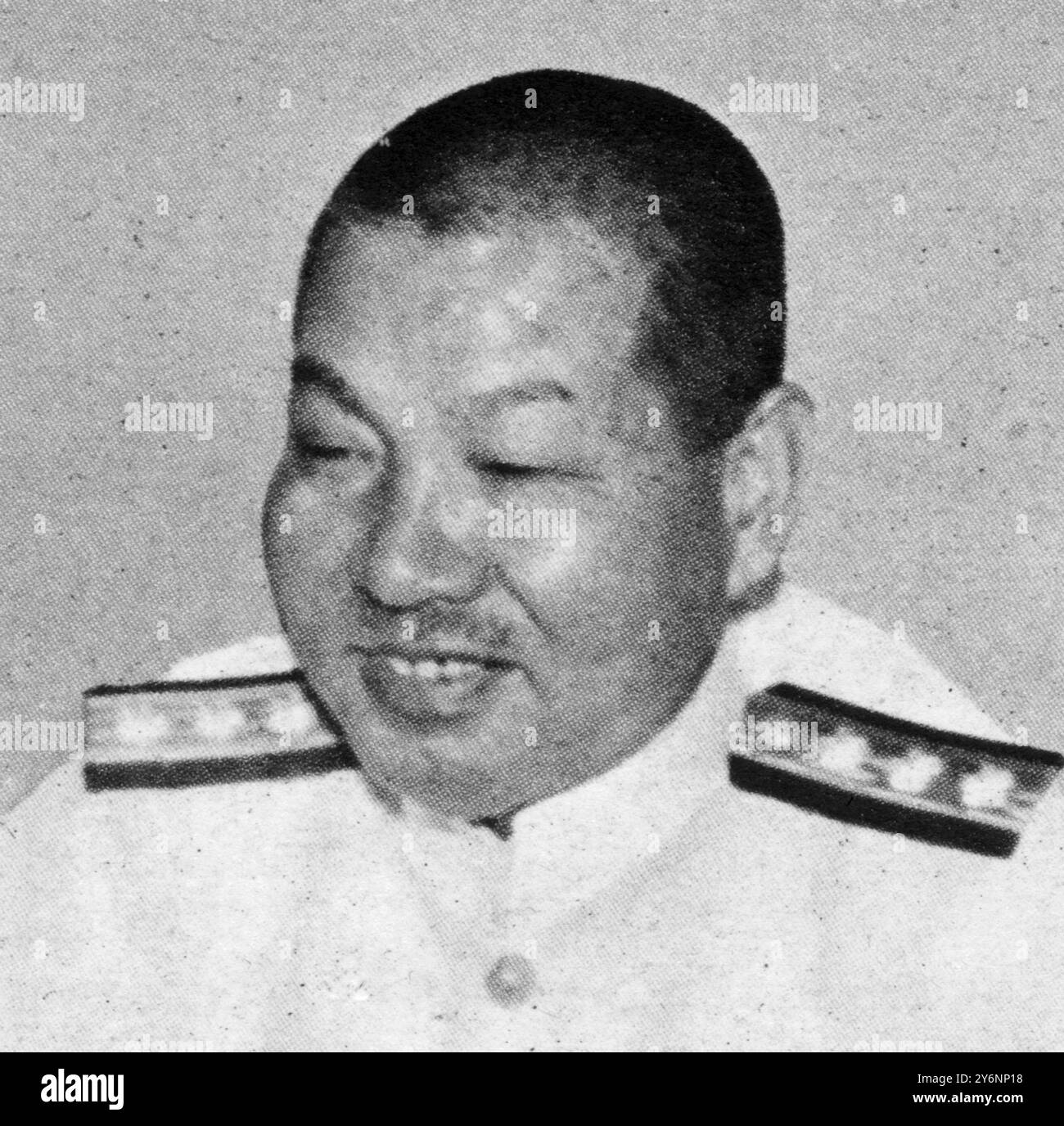 Ammiraglio Soemu Toyada comandante in capo della flotta giapponese combinata. Maggio 1944 Foto Stock