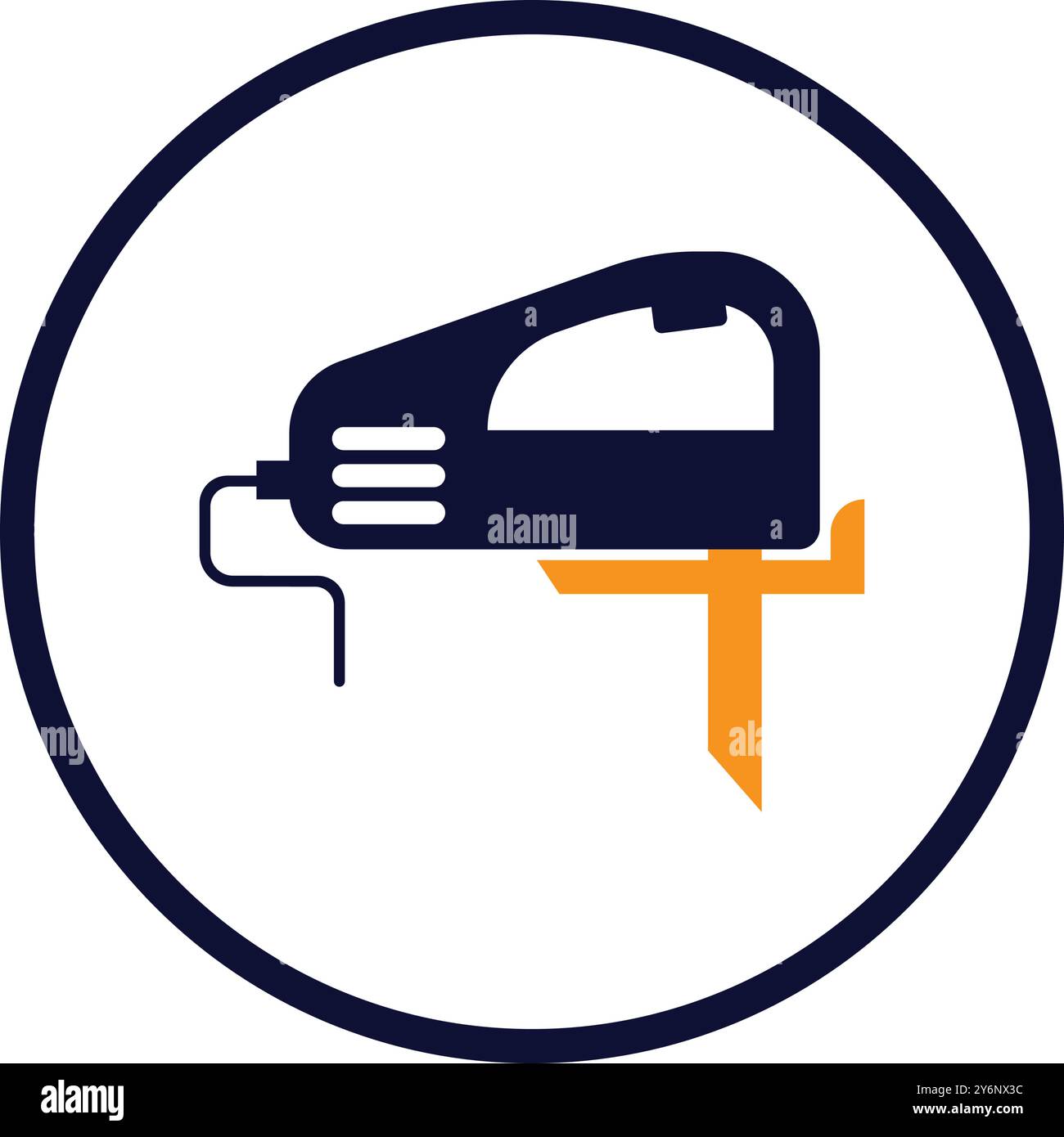 icona sega, sega elettrica, elettrica, dima, dima Illustrazione Vettoriale