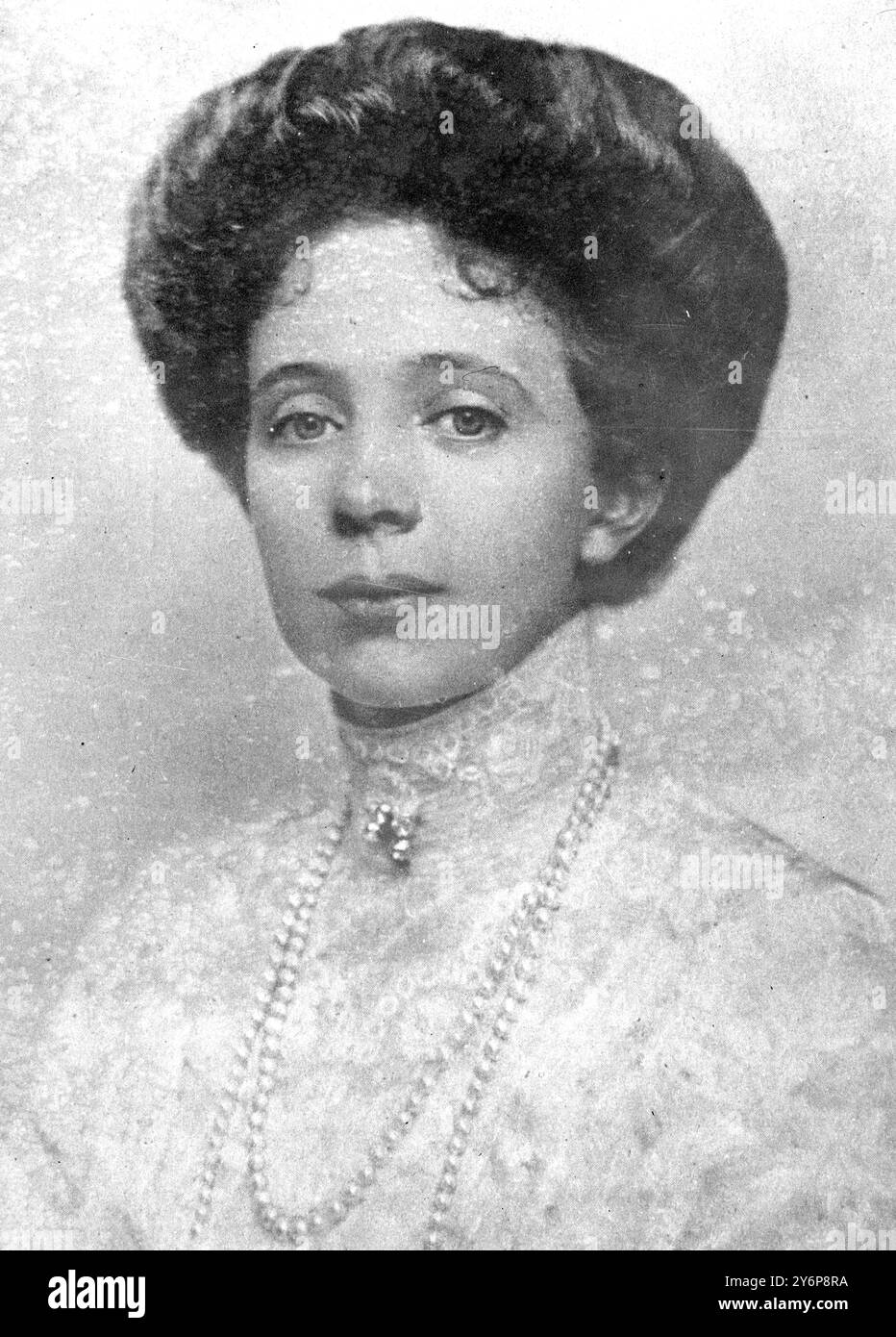 L'arciduchessa Elisabetta, moglie del principe Alois di Lie Chtenstein e figlia dell'arciduca Carlo Ludovico, i cui gioielli misteriosamente scomparvero in transito dalla legazione all'altra. 10 marzo 1921 Foto Stock