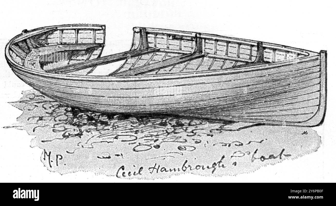 Il processo per omicidio di Ardlamont in Scozia sulla nave di Cecil Hambrough l'omicidio di Ardlamont (noto anche come il mistero di Ardlamont e il caso Monson [che si è svolto ad Argyll, in Scozia, il 10 agosto 1893, ha dato origine a due casi giudiziari di alto profilo: un processo per omicidio a Edimburgo (HM Advocate V Monson) e un processo per diffamazione a Londra (Monson V Tussauds Ltd) l'anno successivo. Alfred John Monson ricevette il verdetto scozzese di "non provata" nel suo processo alla Corte Suprema per l'omicidio di Cecil Hambrough. Poi, nel 1894, citò in giudizio Madame Tussauds per diffamazione e gli fu assegnata una farthing (la l Foto Stock
