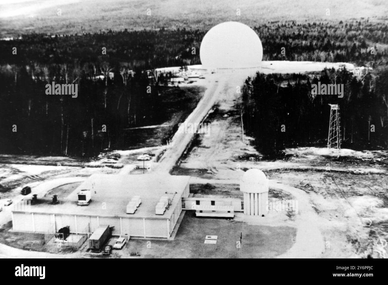 TELEVISION TELSTAR RADIOGRAPH ANDOVER SATELLITE RELAY STATION ; 30 LUGLIO 1962 Foto Stock