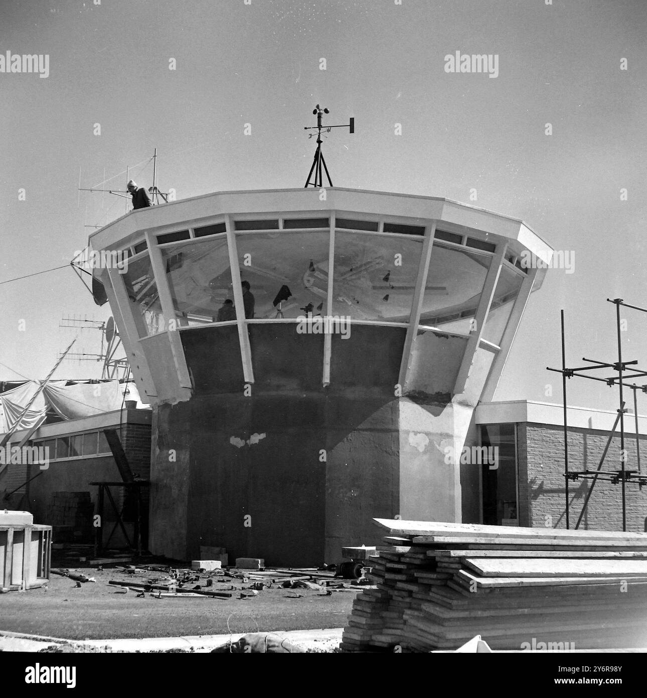 TELESCOPI RADIO CONTROLLO DI TUTTI I BLOCCHI DI VISIONE IN CORNOVAGLIA ; 2 MAGGIO 1962 Foto Stock