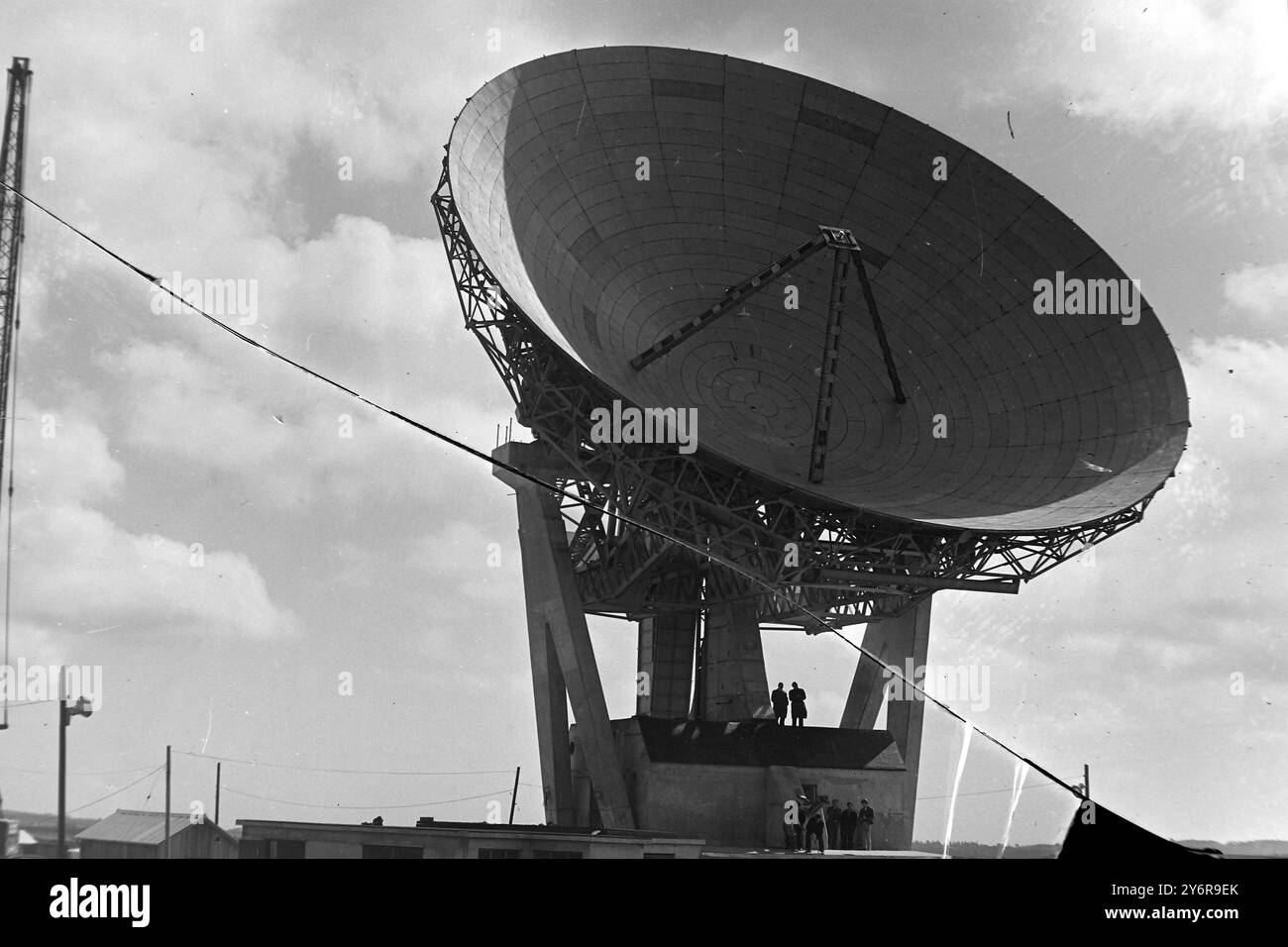 TELESCOPI RADIO SISTEMA DI LOCALIZZAZIONE CIOTOLA IN CORNOVAGLIA; 2 MAGGIO 1962 Foto Stock