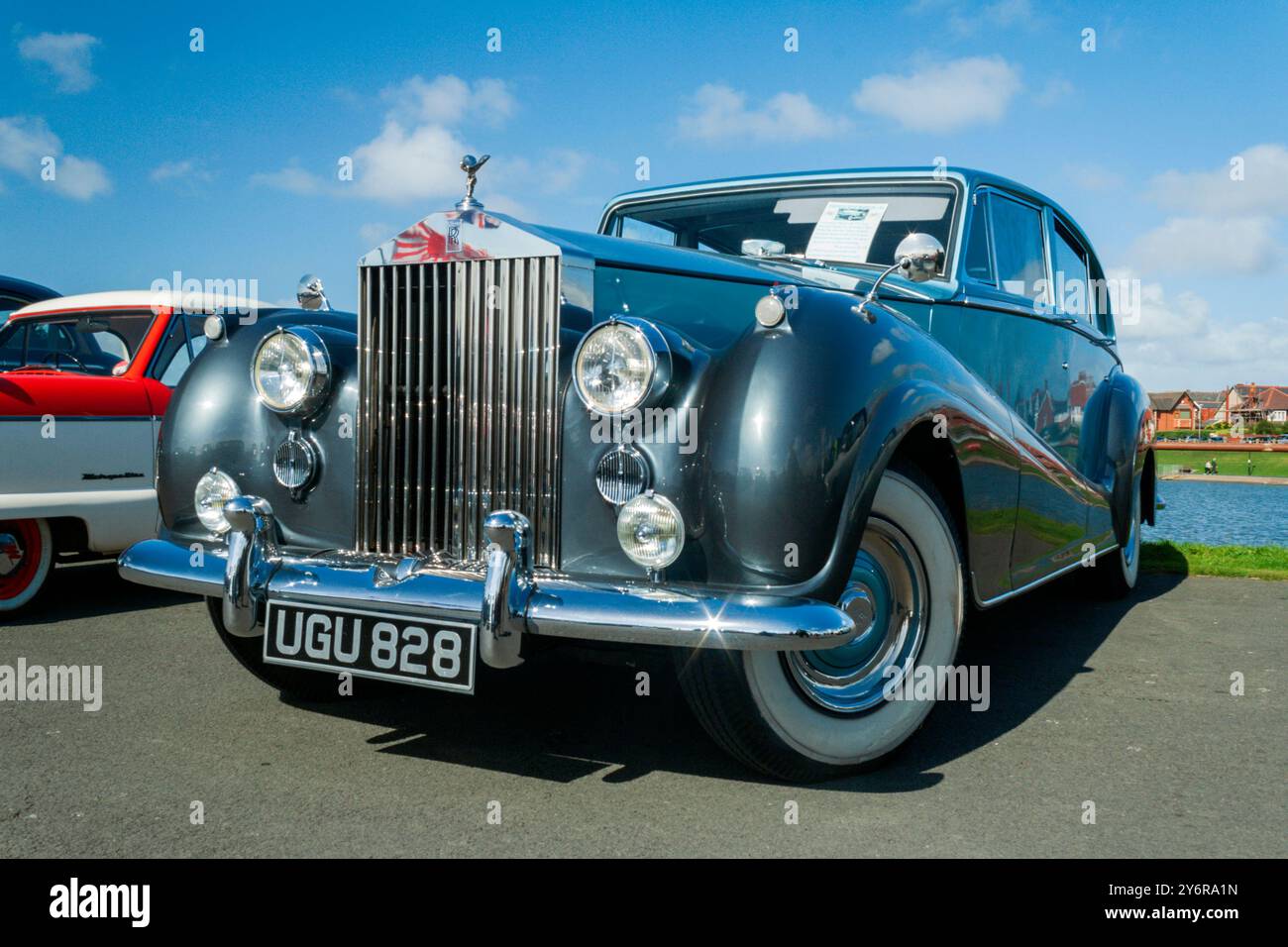 Rolls Royce Silver Wraith. Fiera di auto d'epoca Fairhaven 2010. Foto Stock