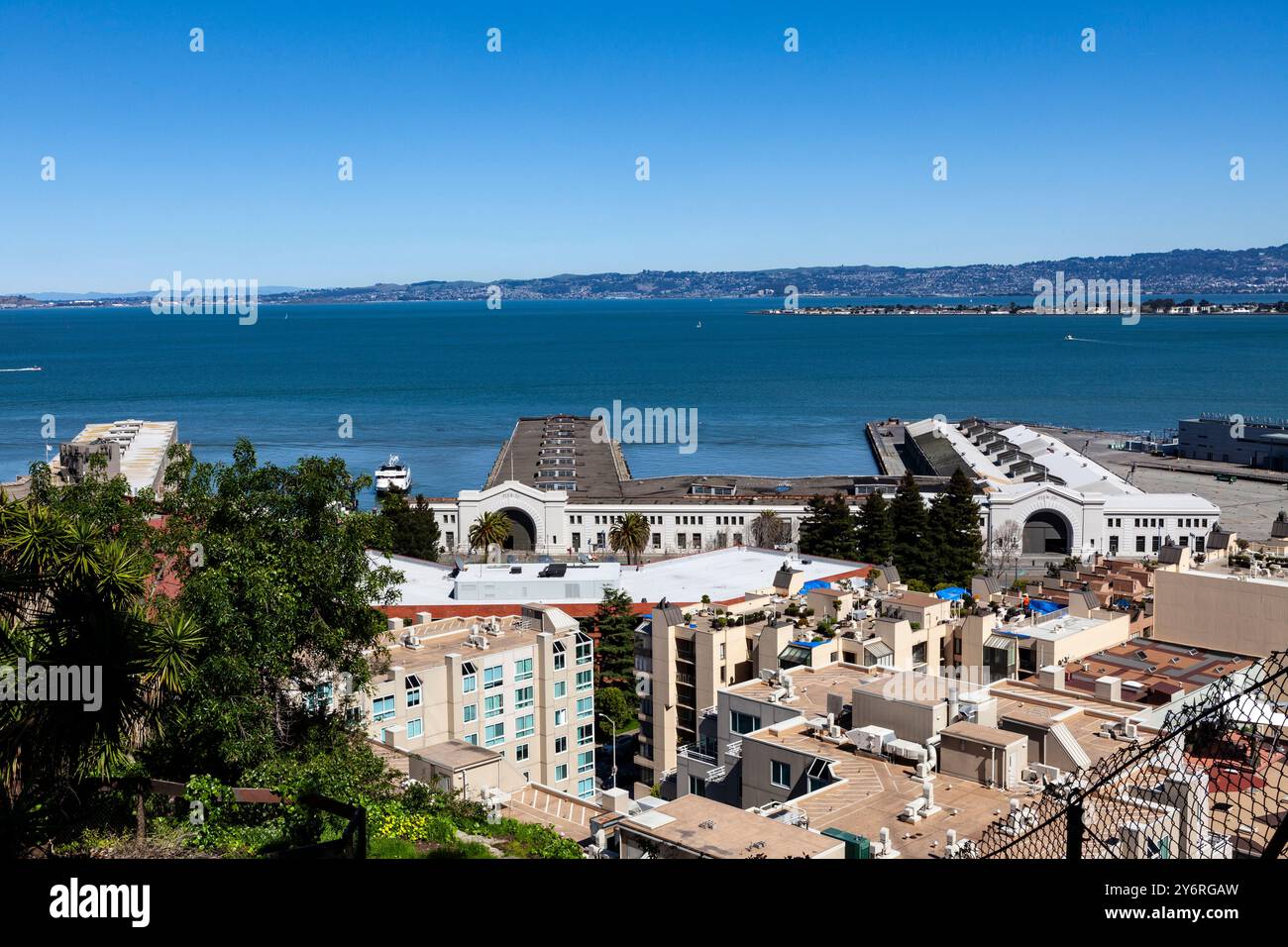 Lungomare, molo, San Francisco, California, Stati Uniti, molo 31 e 29 Foto Stock