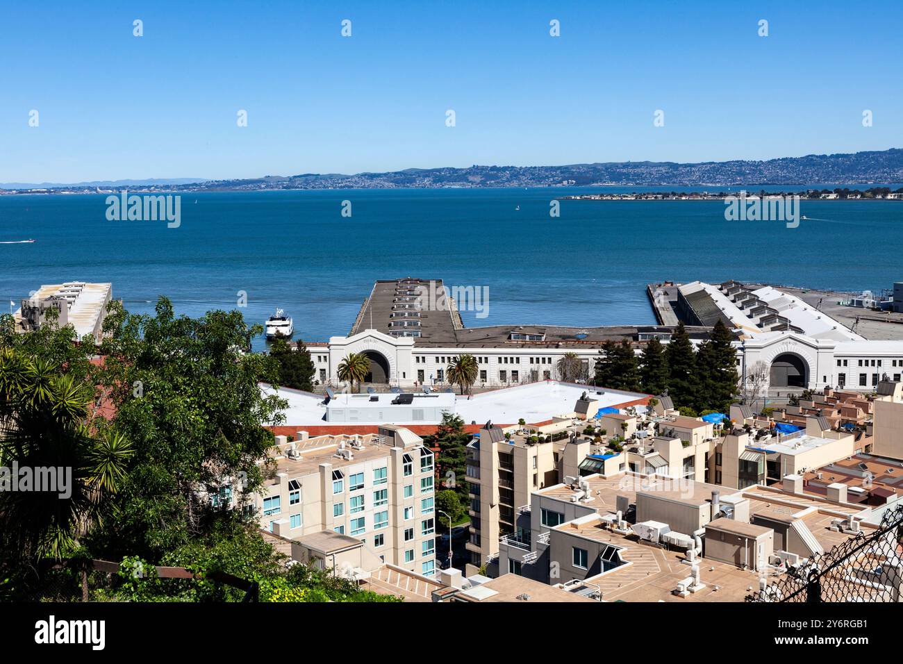 Lungomare, molo, San Francisco, California, Stati Uniti, molo 31 e 29 Foto Stock