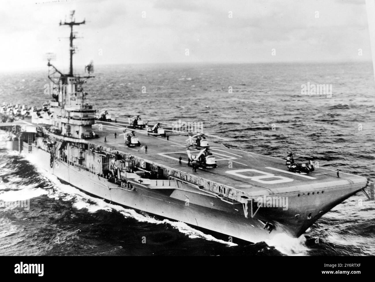 AVIATION AMERICAN CARRIER WASP 16 FEBBRAIO 1962 Foto Stock