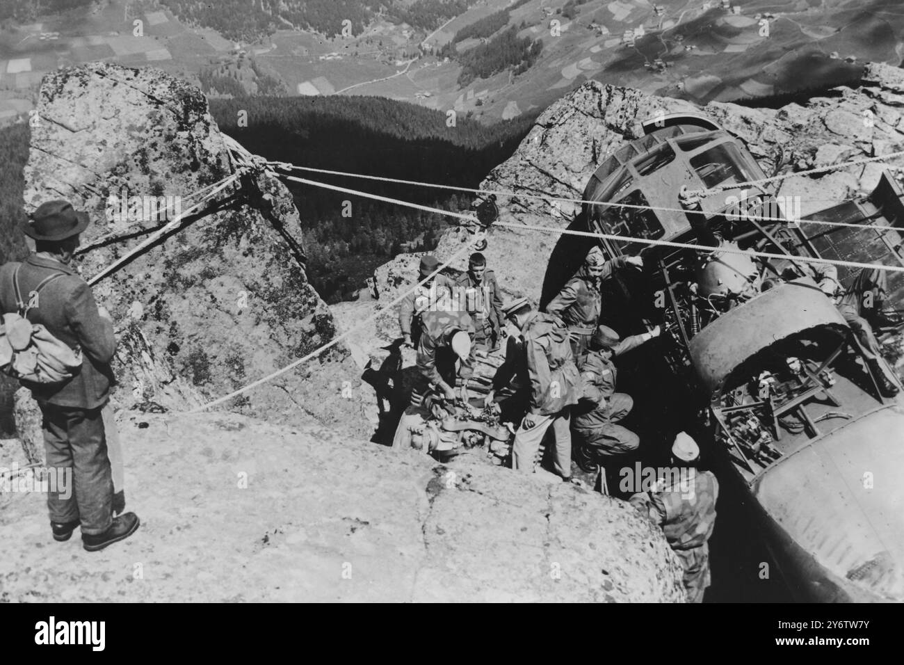 TASK FORCE SETAF SOUTHERN EOUROPEAN IN AZIONE 5 SETTEMBRE 1961 Foto Stock