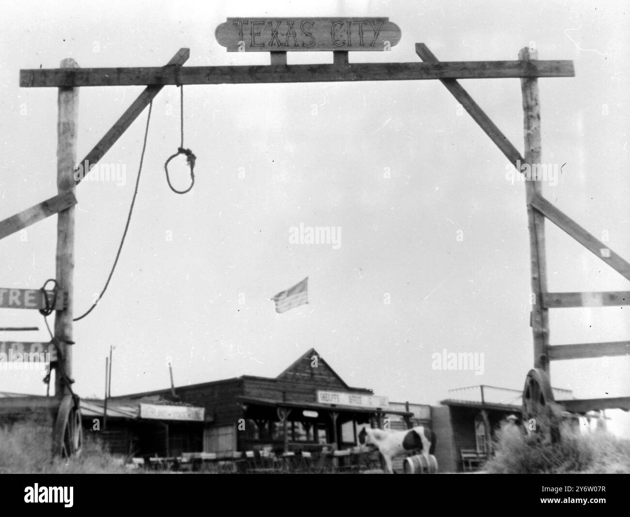 COWBOYS TEXAS CITTÀ IN BELGIO 9 AGOSTO 1961 Foto Stock