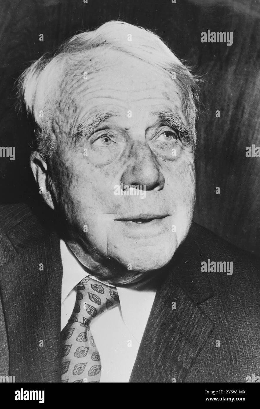 ROBERT FROST PROFESSOR / 27 LUGLIO 1961 Foto Stock