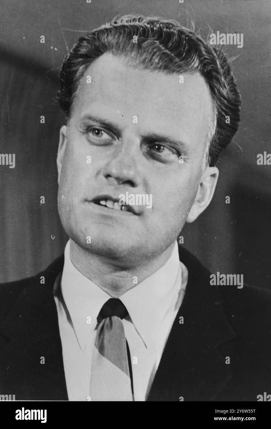 RITRATTO DI BILLY GRAHAM / 1 LUGLIO 1961 Foto Stock