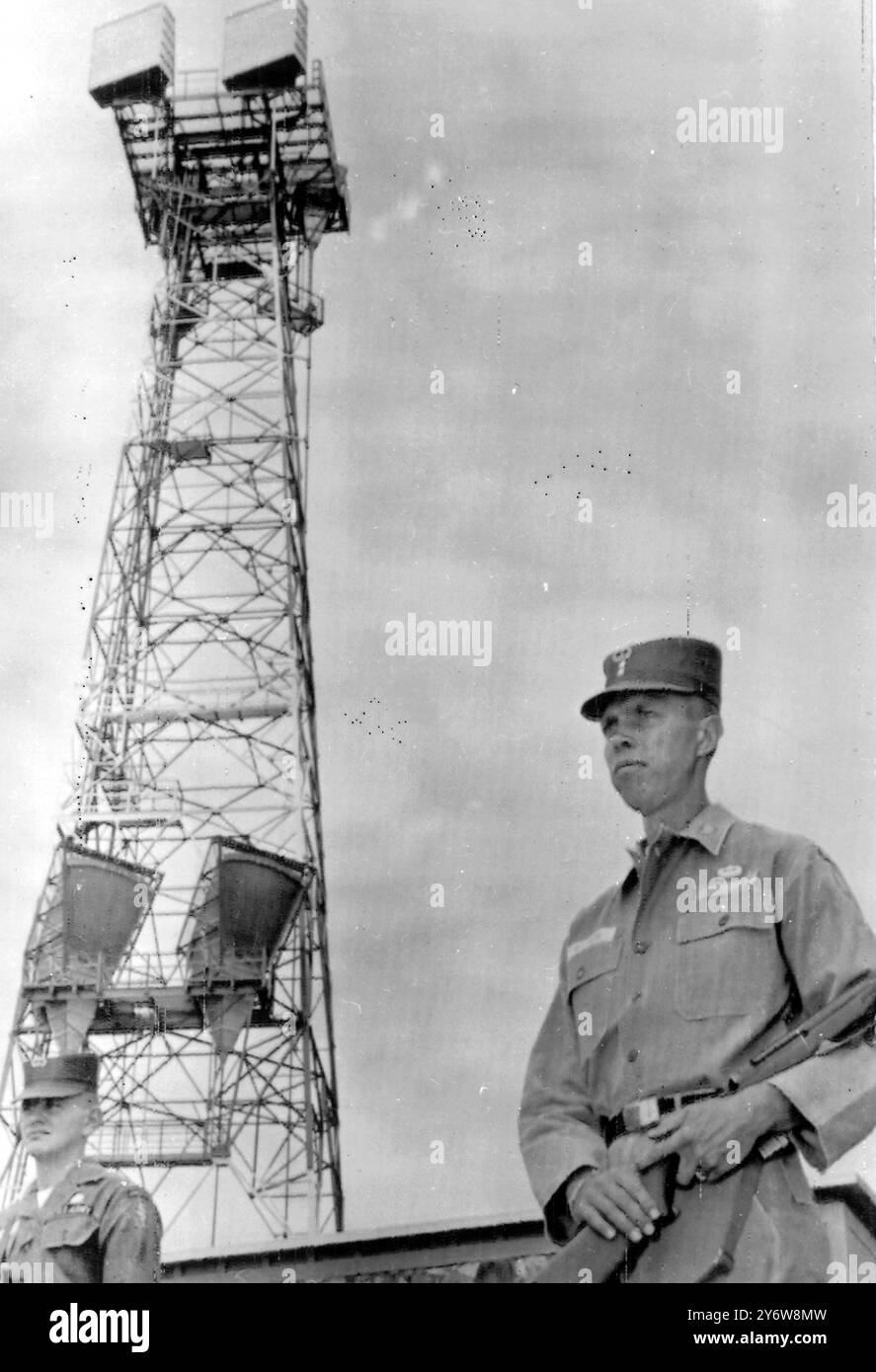 STAZIONE DI RELÈ PER MICROONDE DELLO UTAH A SALT LAKE CITY, 29 MAGGIO 1961 Foto Stock