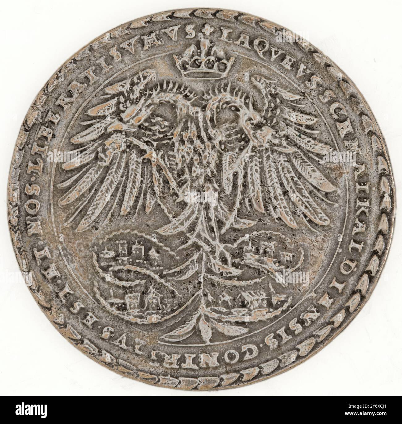 Anonimo / "commemorazione della vittoria delle forze imperiali sulla Lega di Schmalkalden nel 1546". 1546. Museo: Museo del Prado, Madrid, España. Foto Stock