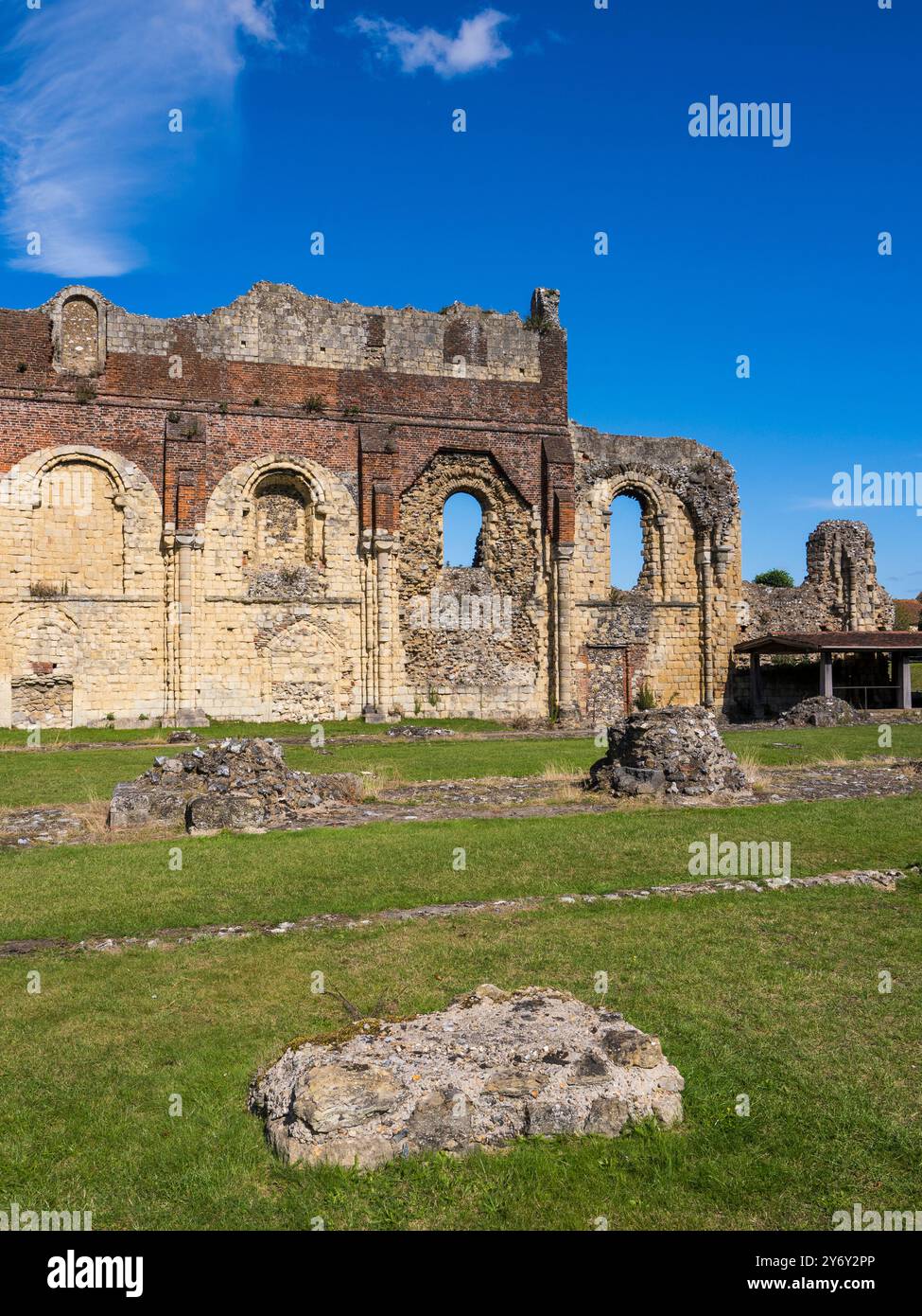 St Augustine's Abbey, Abbey Ruins, Canterbury, Kent, Inghilterra, REGNO UNITO, REGNO UNITO. Foto Stock