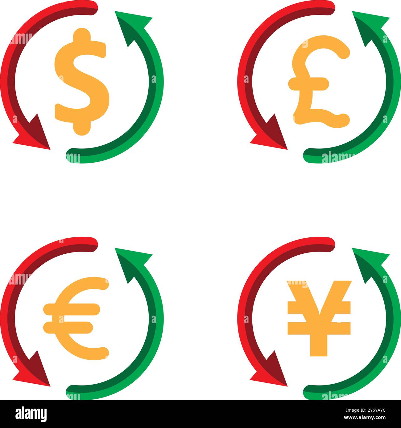 Icona Business Finance, illustrazione simbolo design Illustrazione Vettoriale