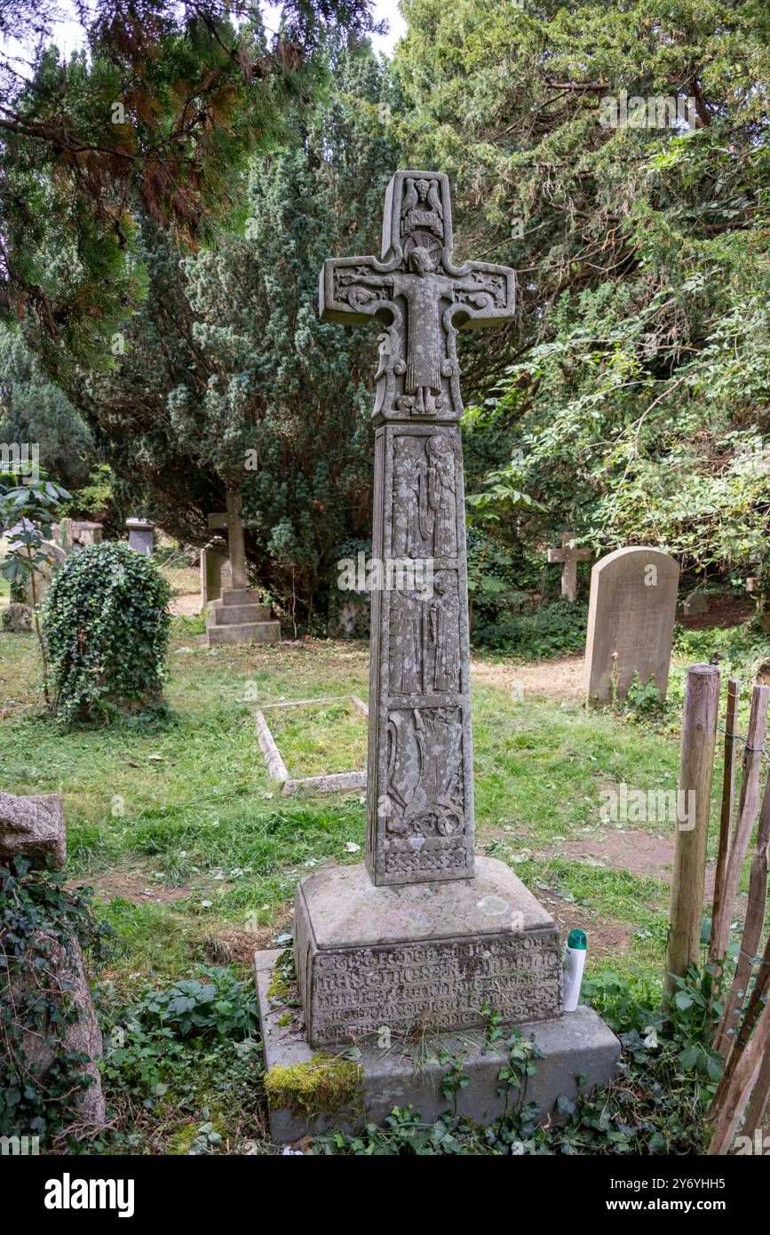 Tomba del reverendo Hastings Rashdall nel cimitero di Holywell, Oxford Foto Stock