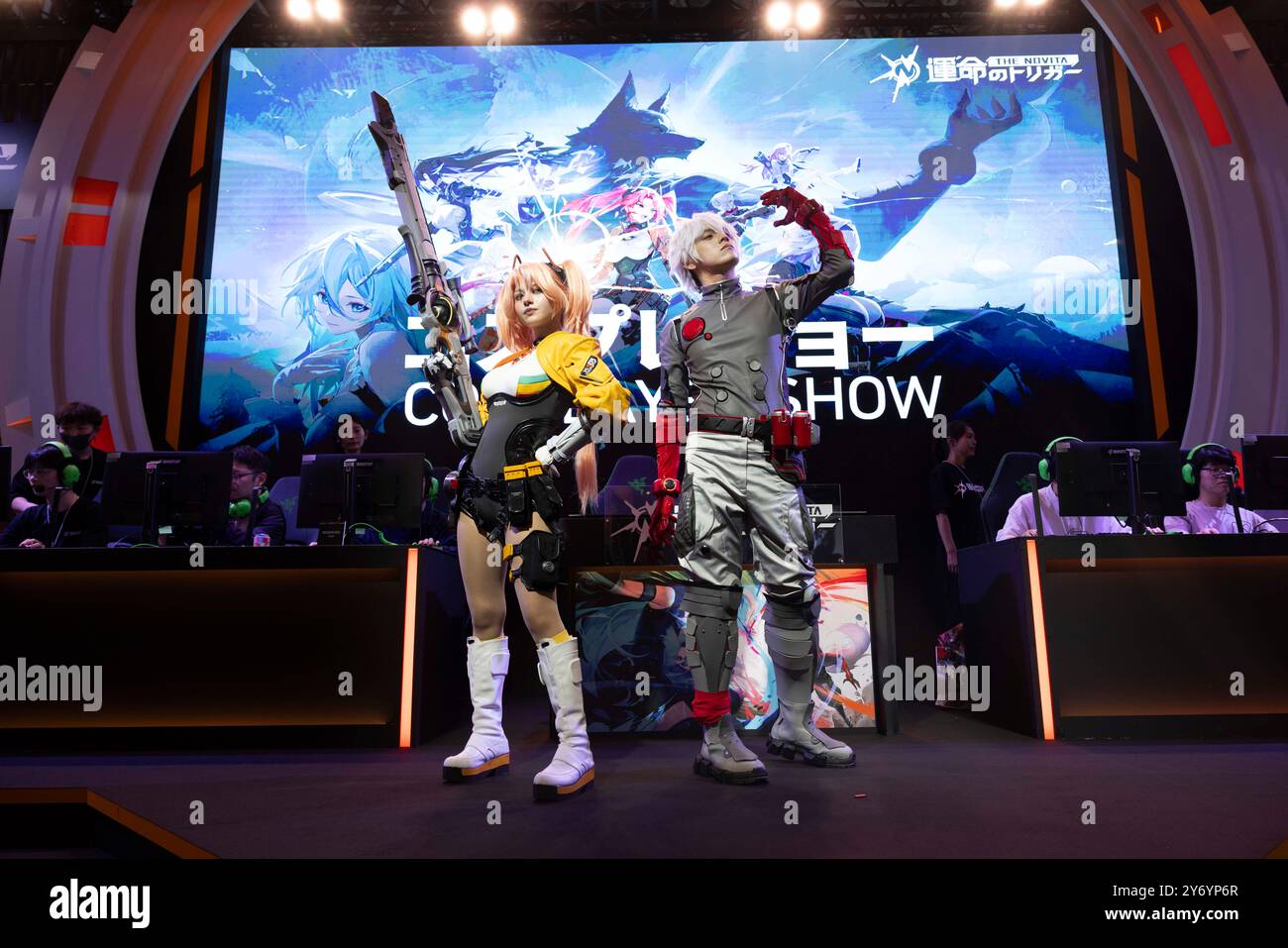 Chiba, Giappone. 26 settembre 2024. Cosplayer al Tokyo Game Show 2024. Credito: SOPA Images Limited/Alamy Live News Foto Stock