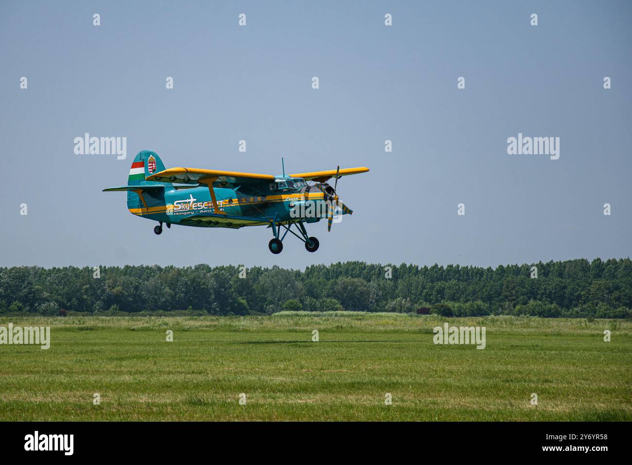 Antonov An-2 al Szolnok Air Show, Ungheria Foto Stock