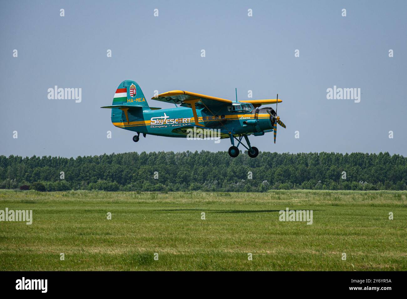 Antonov An-2 al Szolnok Air Show, Ungheria Foto Stock