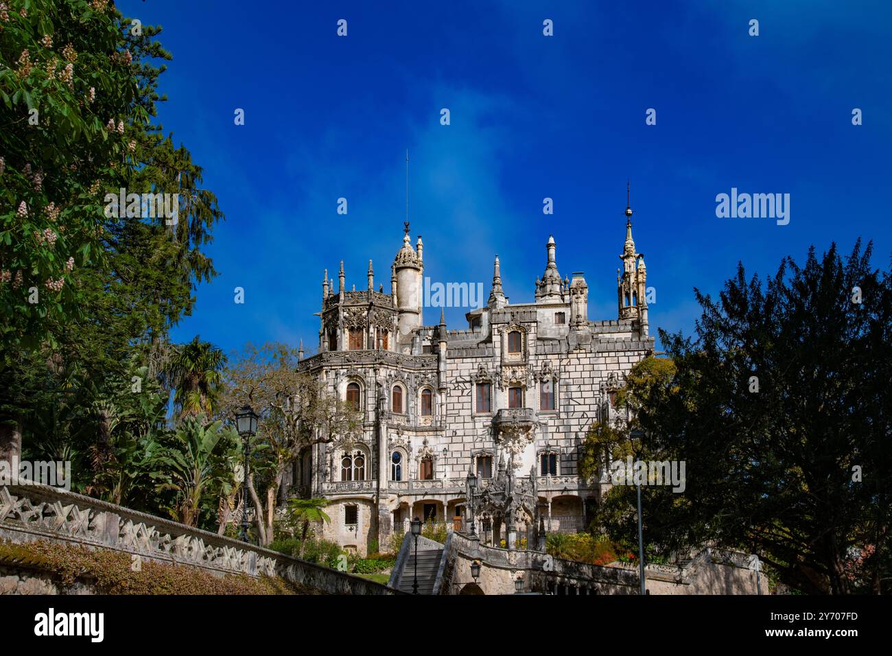 Quinta da Regaleira, Sintra, Lisbona, Portogallo Foto Stock