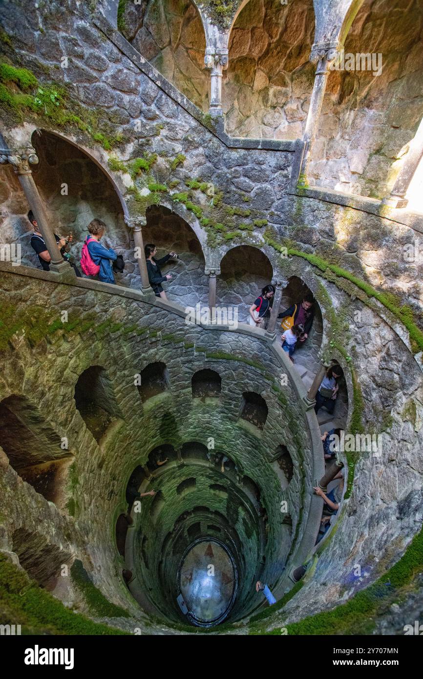 Quinta da Regaleira, Sintra, Lisbona, Portogallo Foto Stock