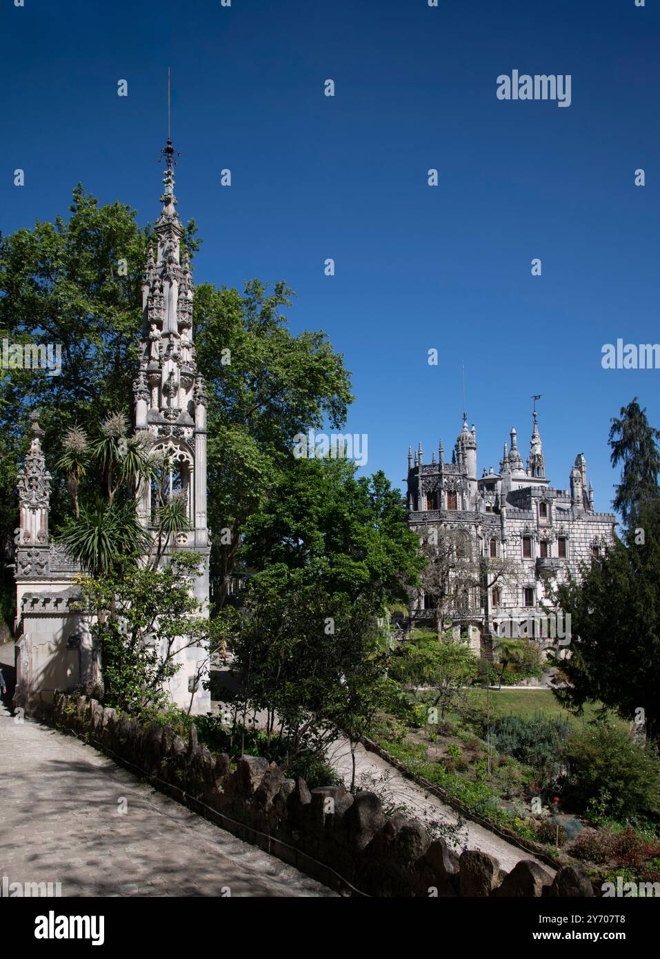 Quinta da Regaleira, Sintra, Lisbona, Portogallo Foto Stock