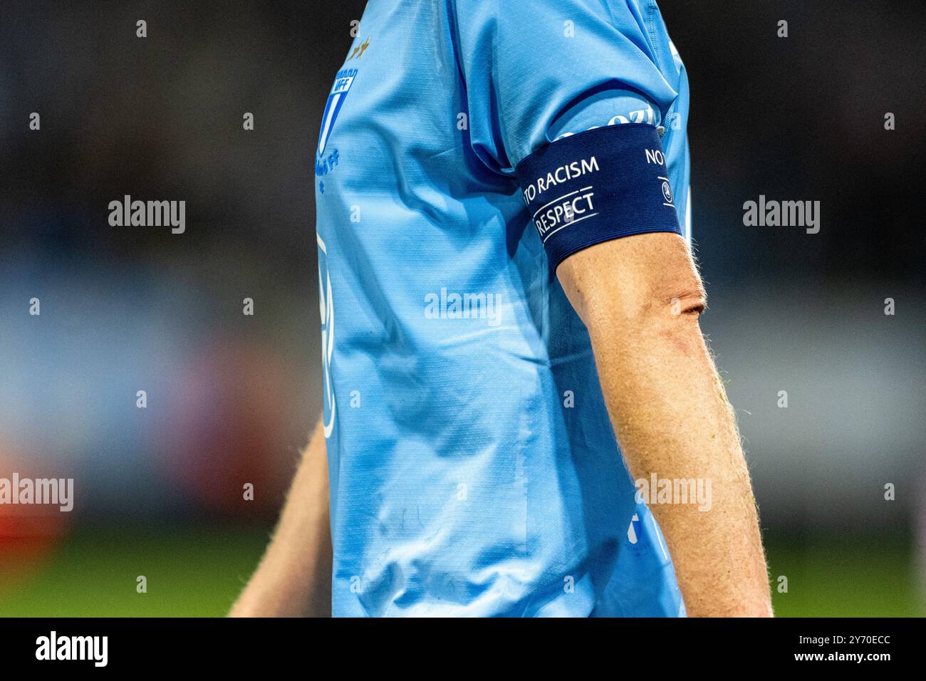 Anders Christiansen (10) del Malmo FF visto durante la partita UEFA Europa League tra Malmo FF e Rangers FC all'Eleda Stadion di Malmo. Credito: Gonzales Photo/Alamy Live News Foto Stock