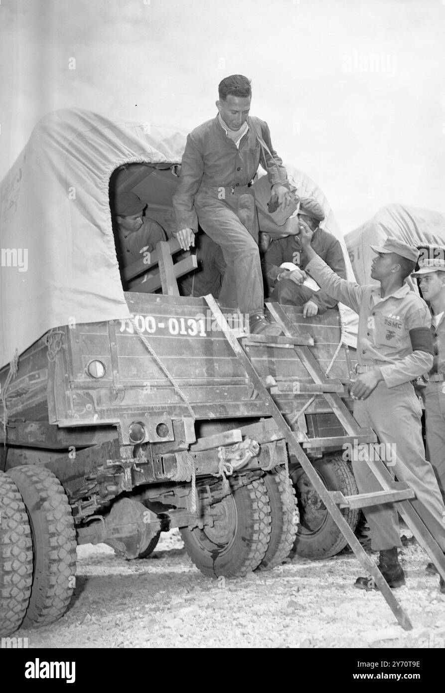 Sgt D Sharp ex POW Korea 1953 Foto Stock
