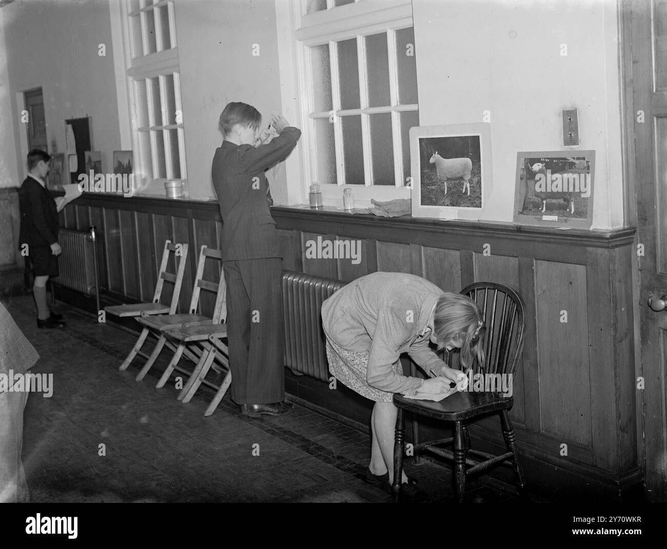 Northants Farmers Weekly School - Quiz . Gennaio 1946 Foto Stock