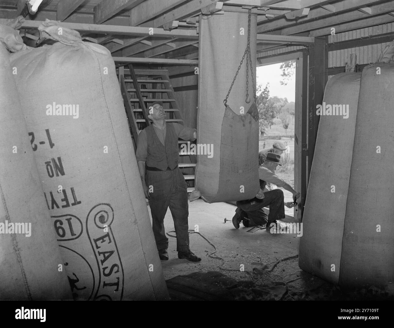 Oast House. Gennaio 1946 Foto Stock
