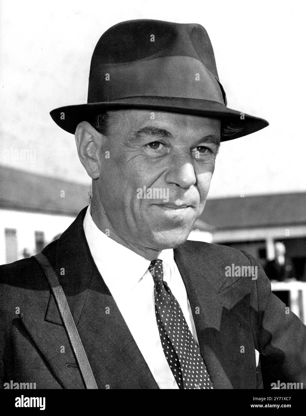 Stuart Murless istruttore di cavalli da corsa irlandese 5 novembre 1959 Foto Stock