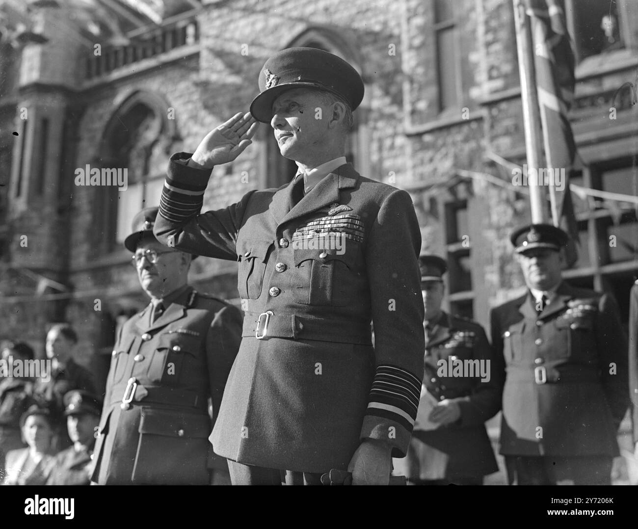 Maresciallo dell'Aeronautica militare, Lord Tedder. 2 OTTOBRE 1948 Foto Stock