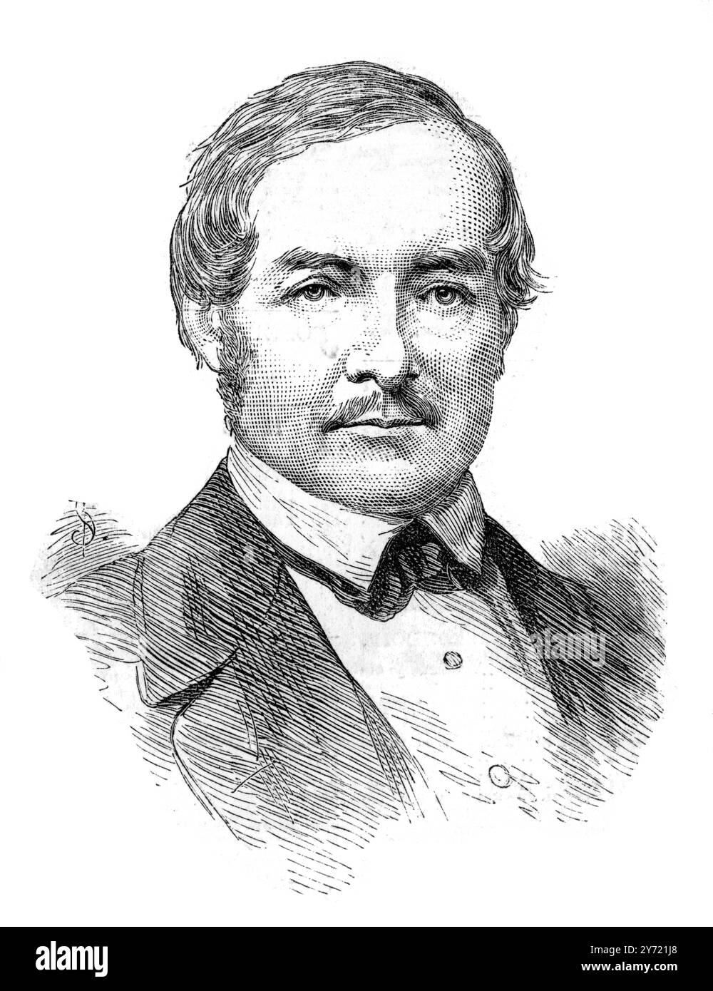 George Charles Grantley Fitzhardinge Berkeley (10 febbraio 1800 – 20 febbraio 1881), noto come Grantley Berkeley, è stato un politico, scrittore e sportivo britannico. Foto Stock