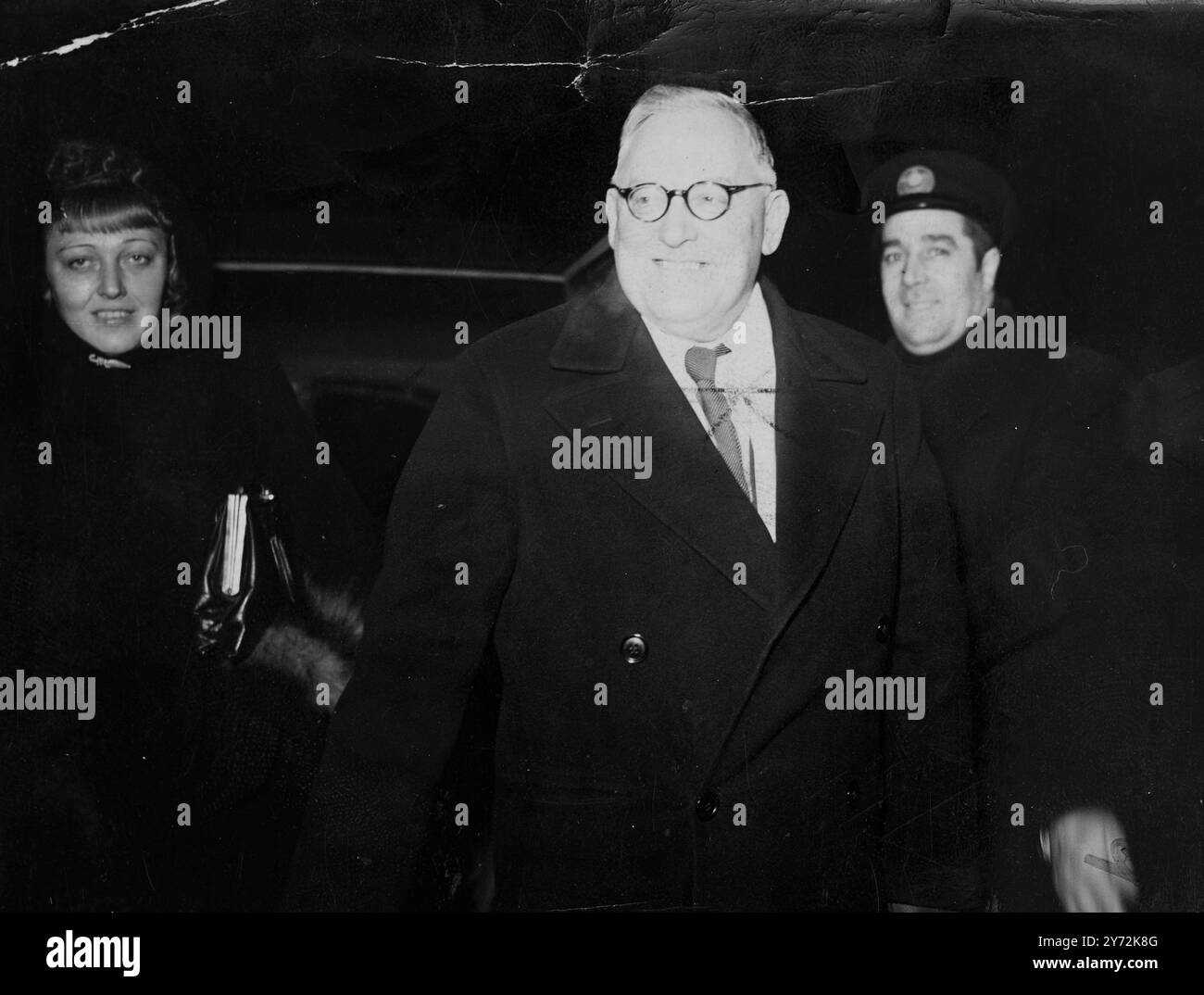 M Vyshinsky delegato russo all'orginizzazione delle Nazioni Unite. Foto Stock